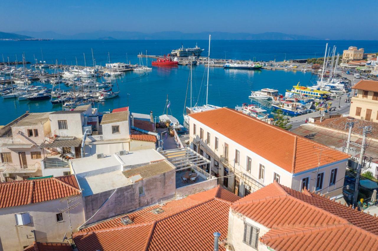 Апартаменты The Roof - Flat Sea View In Aegina Town Экстерьер фото