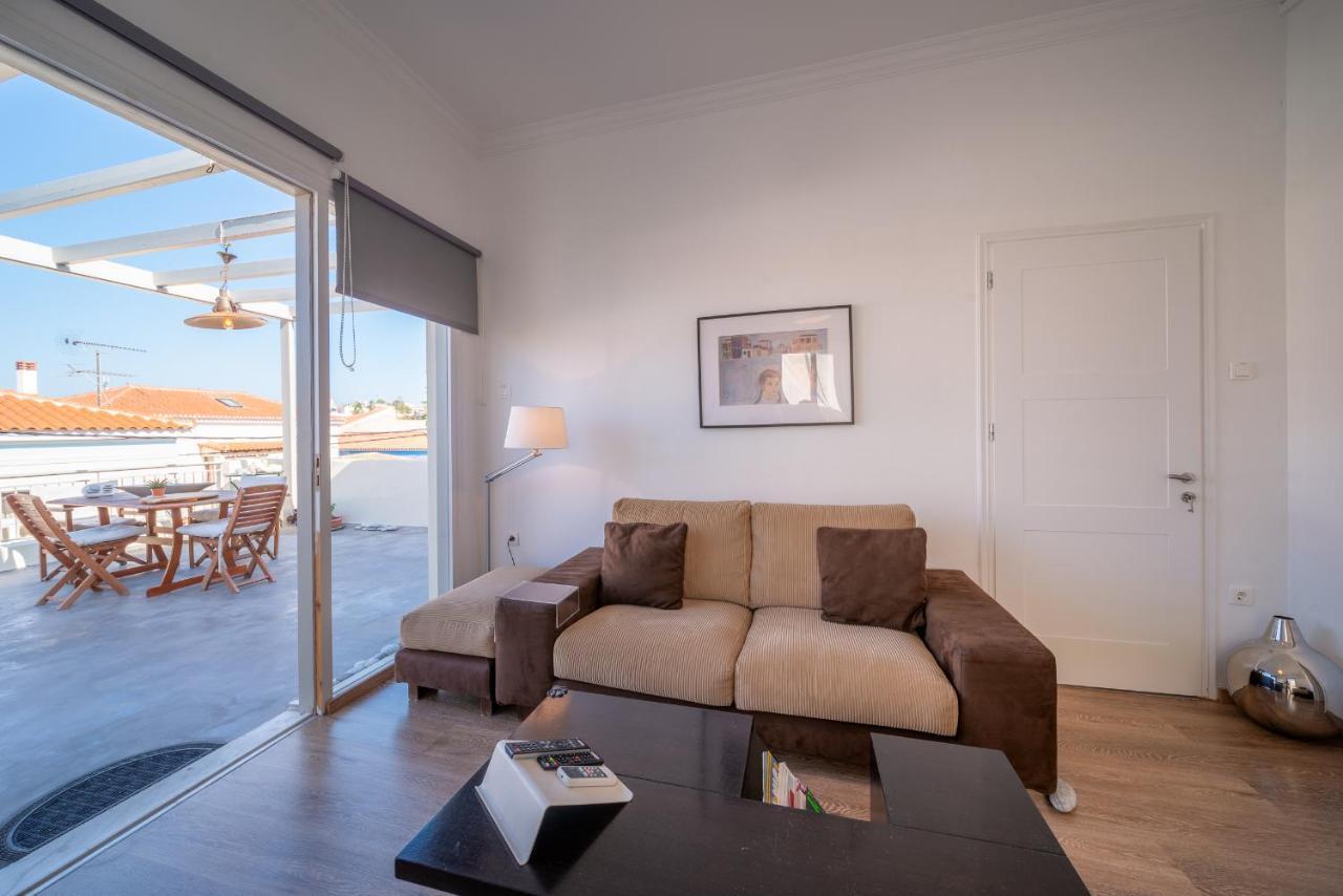 Апартаменты The Roof - Flat Sea View In Aegina Town Экстерьер фото